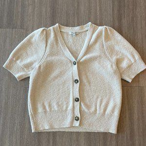Madewell Short Sleeve Cardigan Sweater